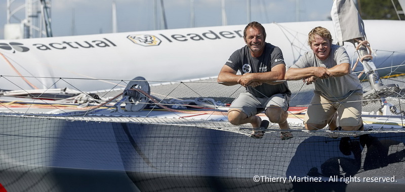 THM-19_18591_ULTIM ACTUAL LEADER : 19_18591   Th.Martinez/Sea&Co .LA TRINITE SUR MER, FRANCE. 2 juillet 2019.Maxi trimaran ULTIM ACTUAL LEADER