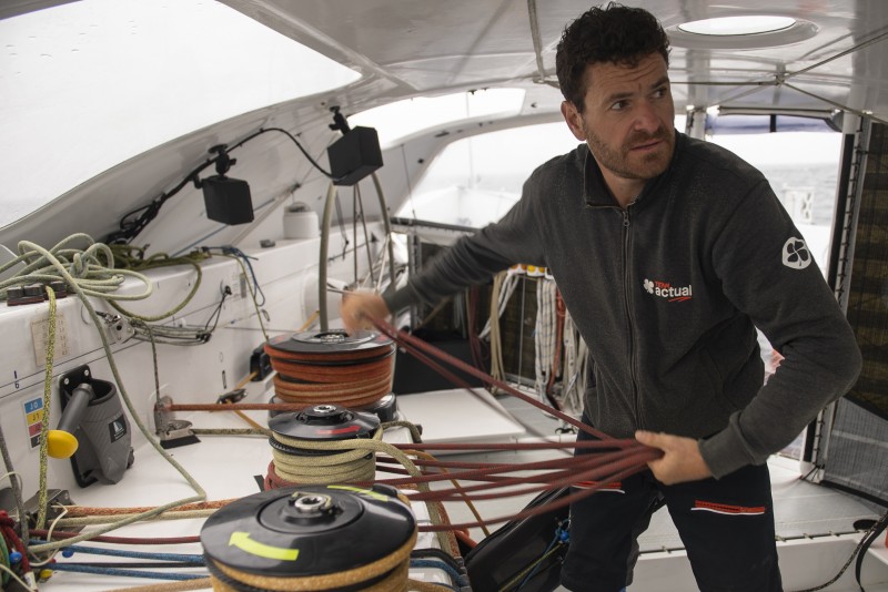 Anthony Marchand, co-skipper ACTUAL ULTIM 3 ©Ronan Gladu : Anthony Marchand, co-skipper ACTUAL ULTIM 3 ©Ronan Gladu © Ronan Gladu