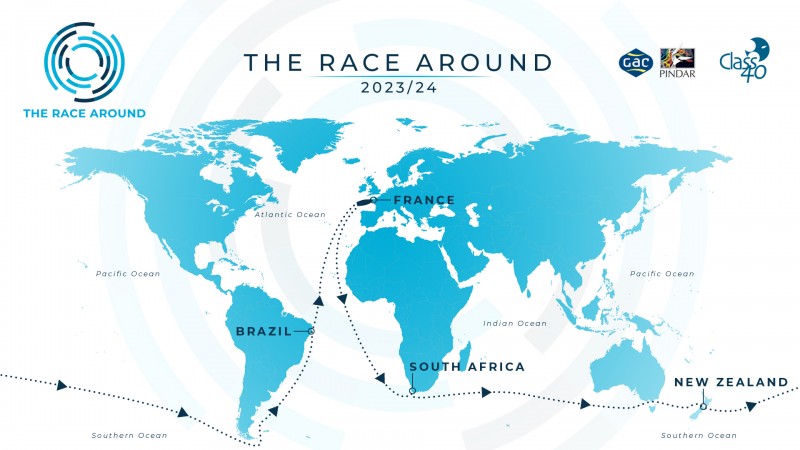 Parcours de The Race Around  : Parcours de The Race Around  Â© the race around